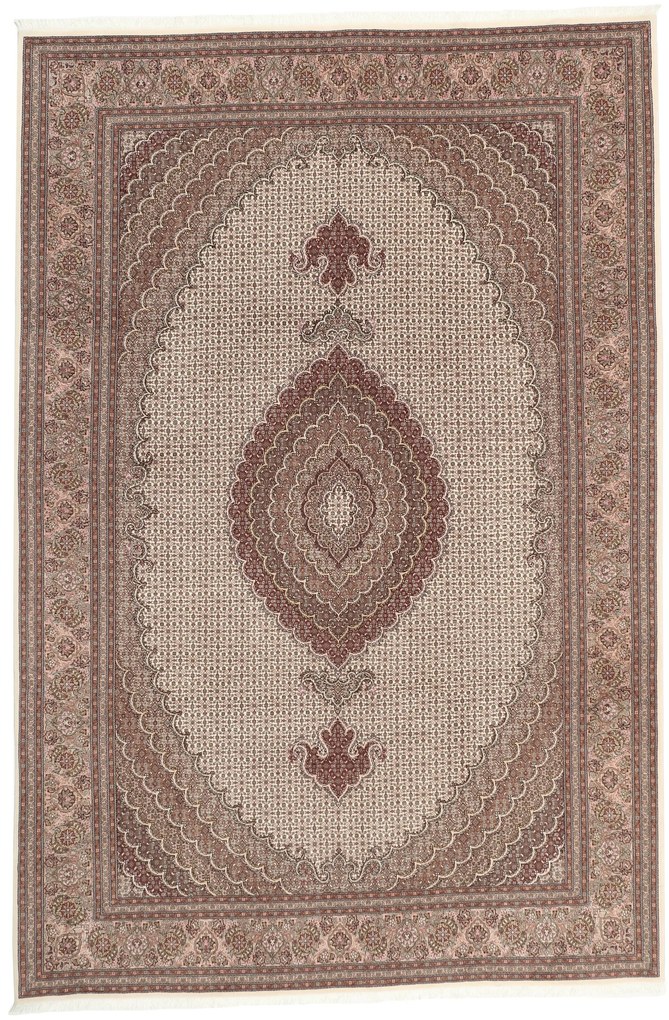 Tabriz Tappeto 210x310 (Iran) Annodato A Mano