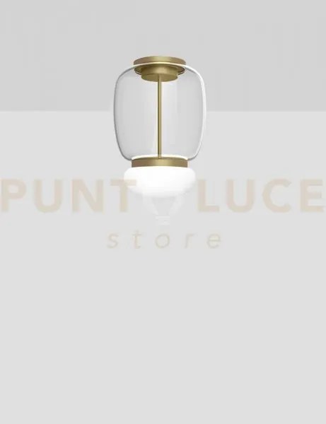 Faro lampada da soffitto g cristallo bianco ottone verniciato l3202...