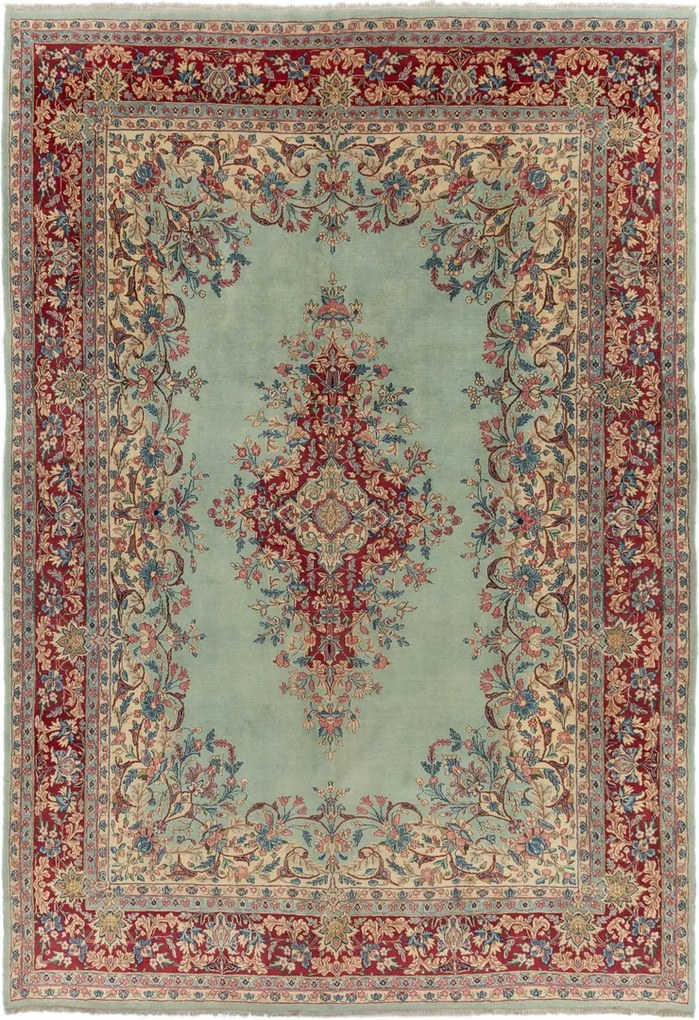 Kerman Tappeto 430x300 (Iran) Annodato A Mano