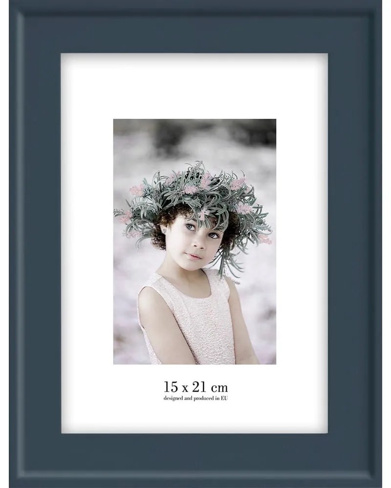 Cornice blu da appendere, 22 x 28 cm Malaga - Styler