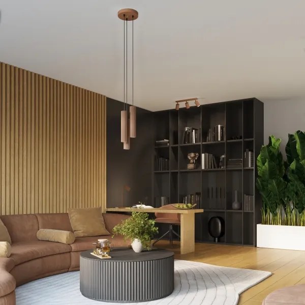 Brilagi - Faretto da parete CRESTO 1xGU10/10W/230V marrone