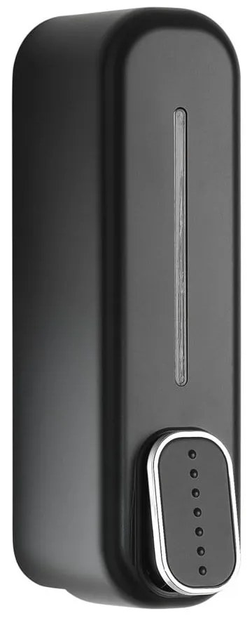 Dispenser per sapone in plastica da parete nero 350 ml Aqualine Mullet – Sapho