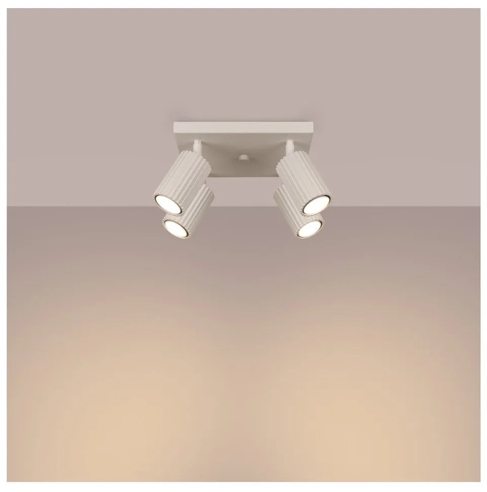 Faretto color crema 25x25 cm Gleam – Sollux