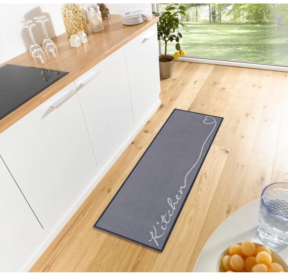 Runner grigio da cucina, 50 x 150 cm Cook &amp; Clean - Zala Living