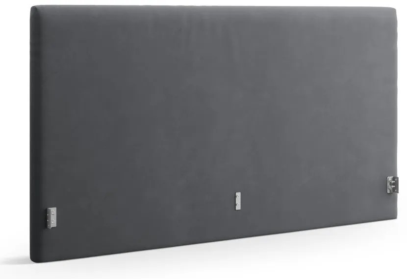 Testiera grigia in imbottito 150,5x100 cm Remo – Micadoni