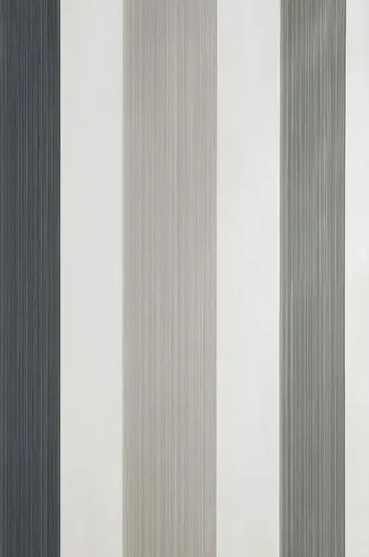 Farrow & Ball Carta da parati Chromatic Stripe - Wimborne White/ Railings/ Plummett/ Down Pipe