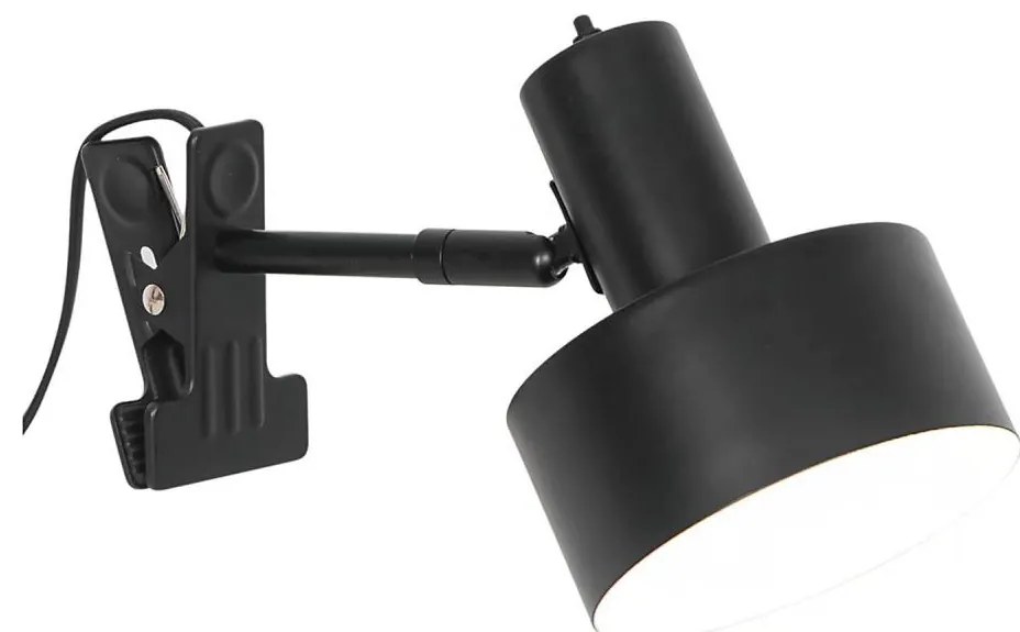 Nordlux - Lampada con morsetto MATIS 1xE27/15W/230V nero