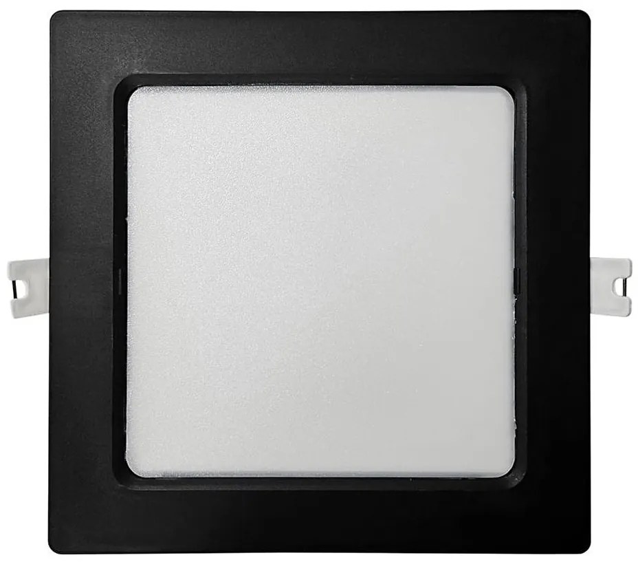 Lampada LED da incasso SQUARE LED/12W/230V 4000K 17x17 cm nero