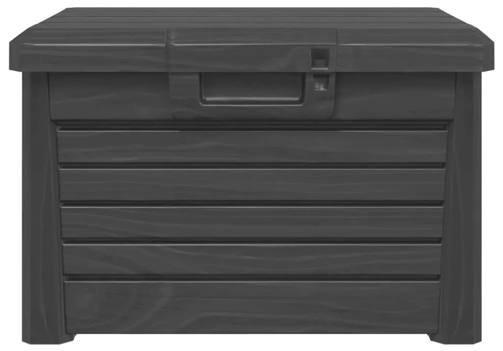 Contenitore cuscini antracite 73x50,5x46,5 cm in polipropilene
