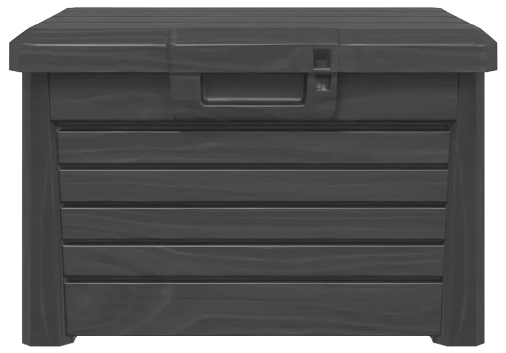 Contenitore cuscini antracite 73x50,5x46,5 cm in polipropilene