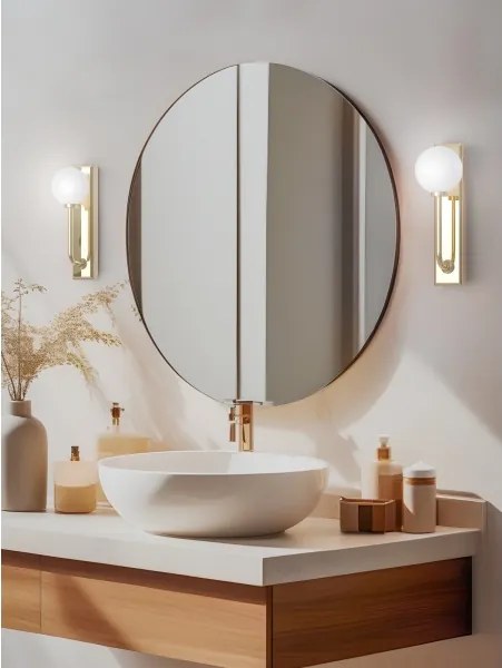 Open Design OR85600 - Applique da parete per bagno ERO 1xG9/9W/230V IP44 ottone