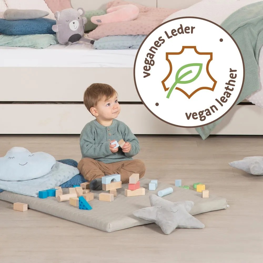 Palestrina per bambini beige 78x100 cm Greyish gesteppt – Roba