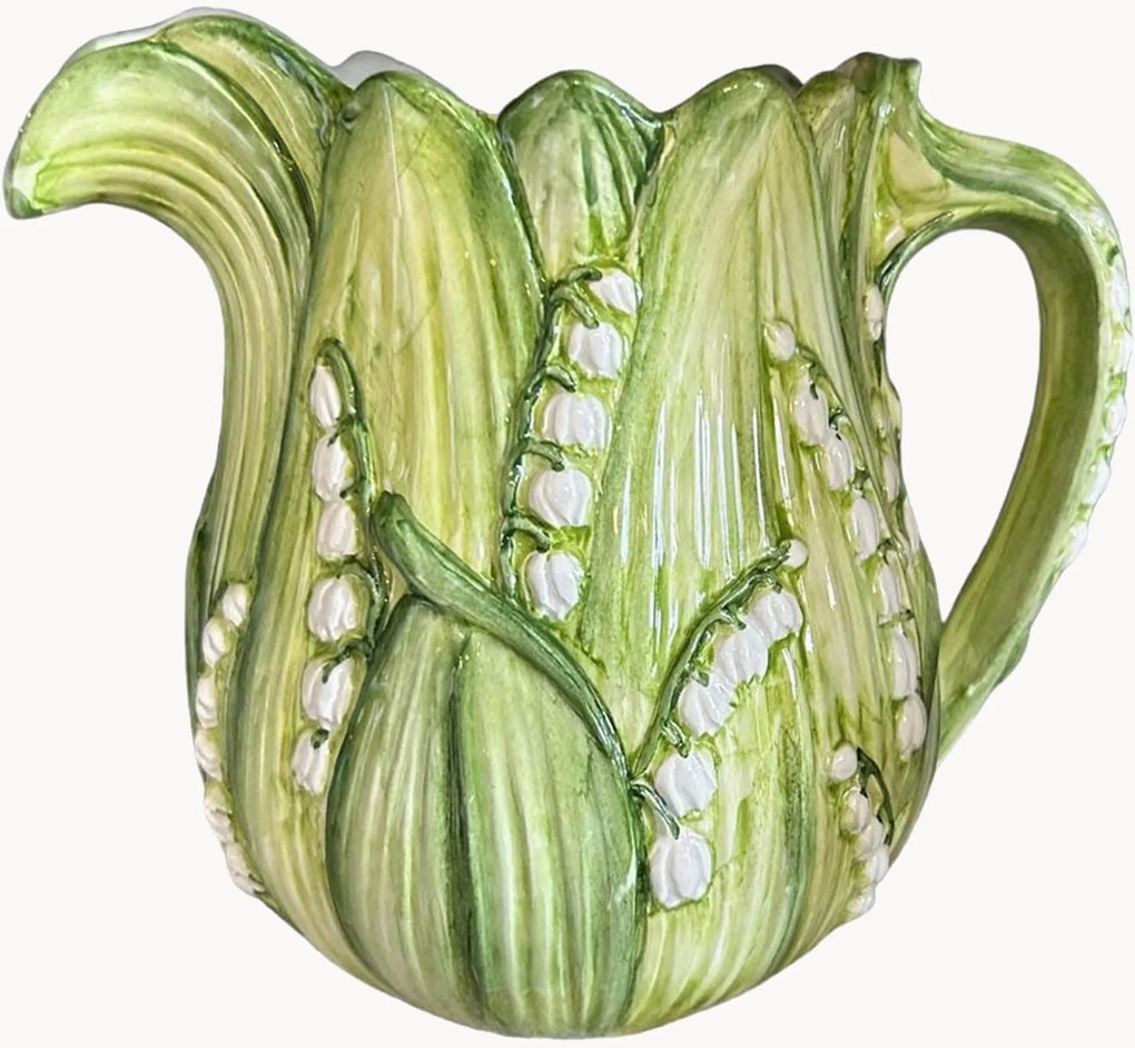 Brocca latte dipinta a mano Lily of the Valley