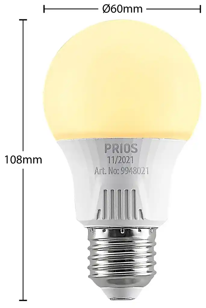 Vivida Lampadina LED E27 8W 3000K 600Lm Luce Calda