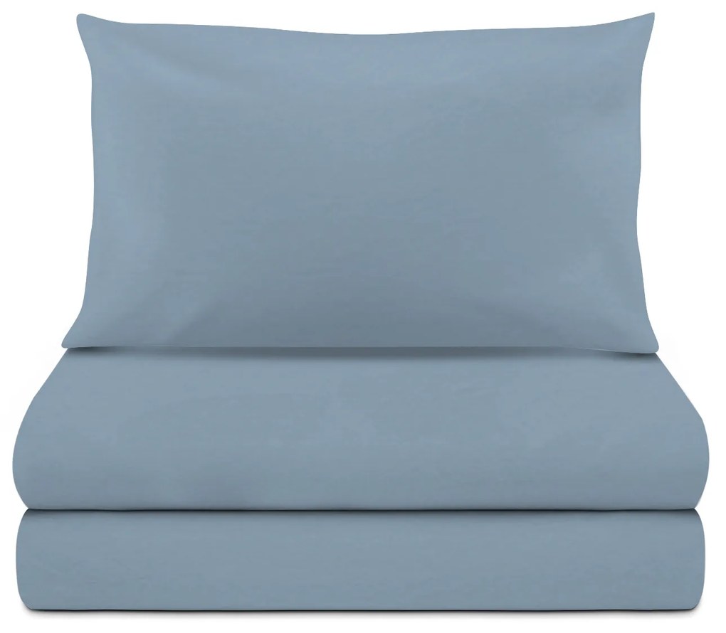 Completo letto singolo azzurro Sugar