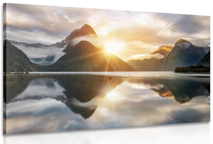 Quadro su tela – Splendida alba in Nuova Zelanda