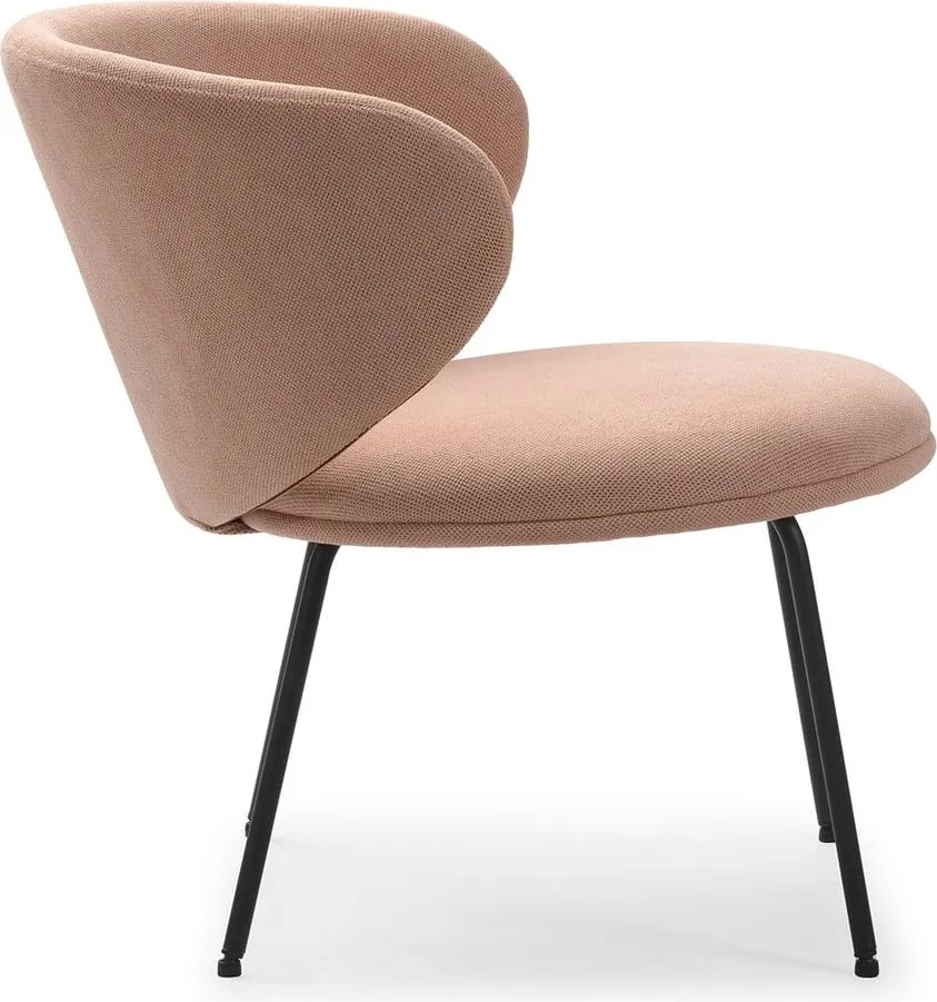 Poltrona in rosa chiaro Rush – Marckeric