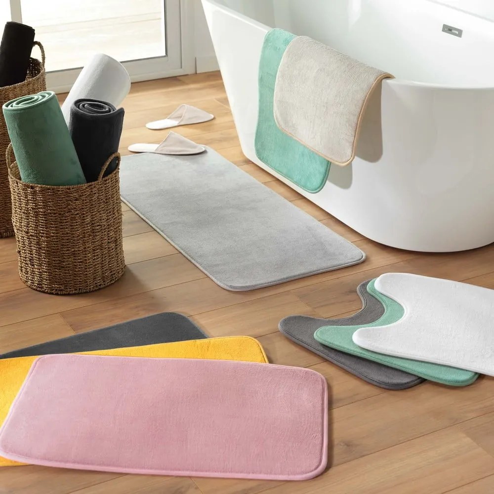 Tappeto da bagno beige 50x120 cm Vitamine - douceur d'intérieur