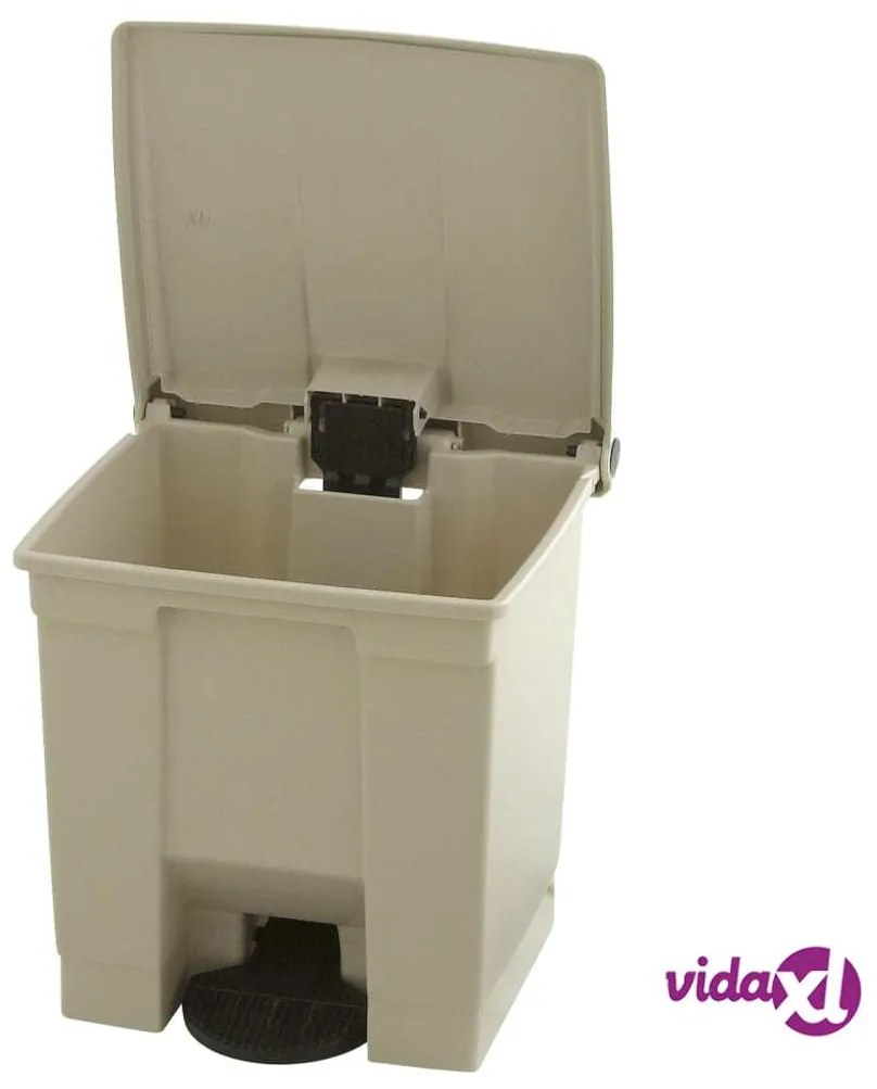 Rubbermaid Contenitore Classico a Pedale 30 L Beige