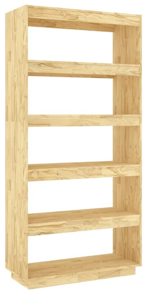 Libreria/divisorio 80x35x167 cm in legno massello di pino
