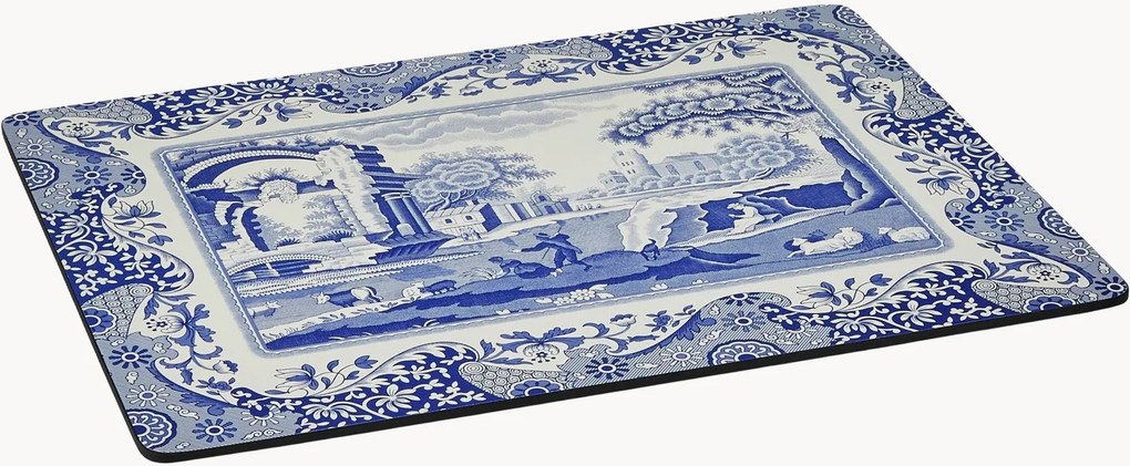 Set di 4 tovagliette americane Blue Italian