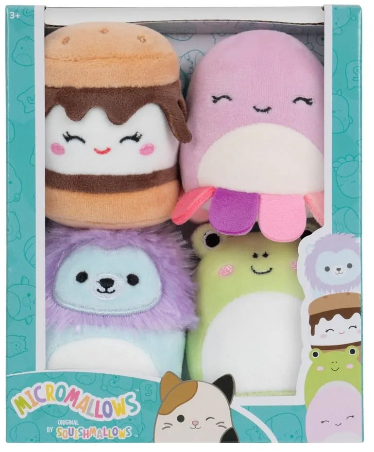 Set di peluche 4 pz Micromallows 4Pack – SQUISHMALLOWS