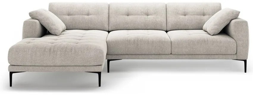 Divano angolare beige (con penisola a sinistra/con chaise lounge) Bemy – Micadoni