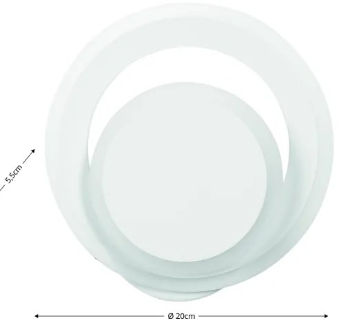 Brilagi - Lampada da parete LED MODERN MINI 22W 230V 3000/4000/6000K