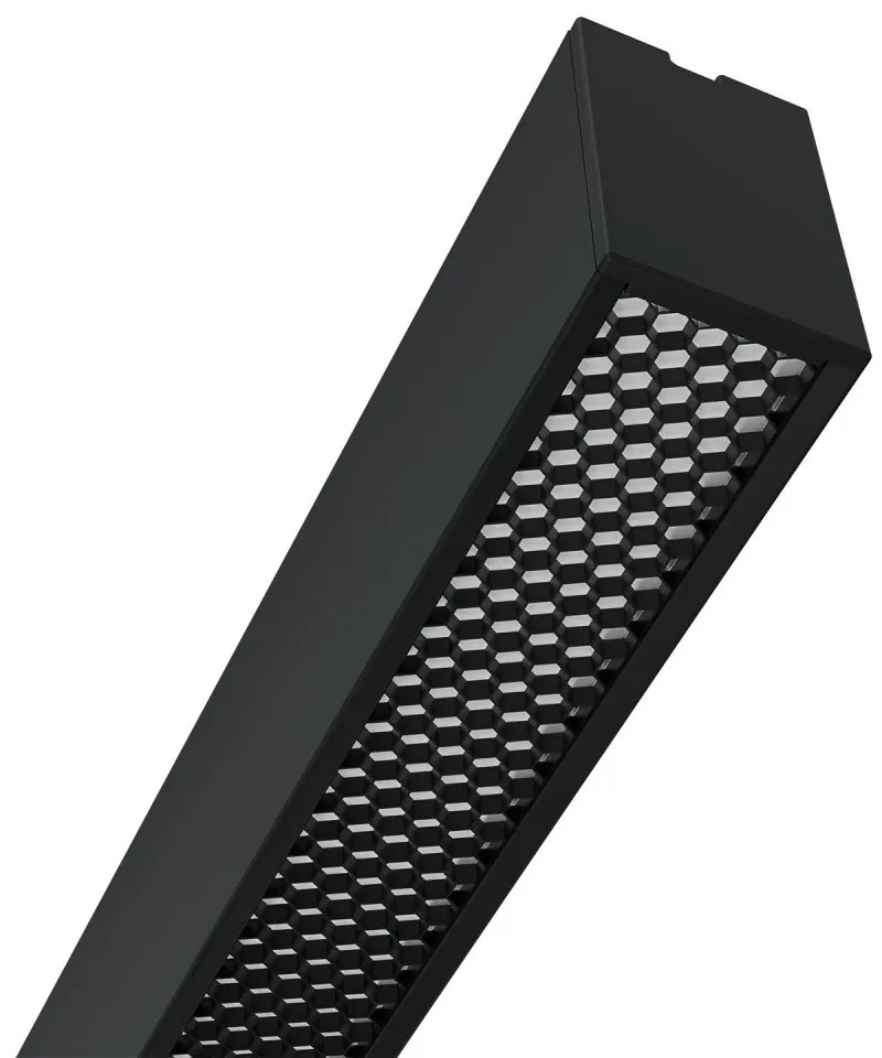Lampada LED Sospesa 40W 120cm, UGR11, DALI2 con driver Philips Bianca o nera Colore Bianco Variabile CCT, Colore del corpo Nero