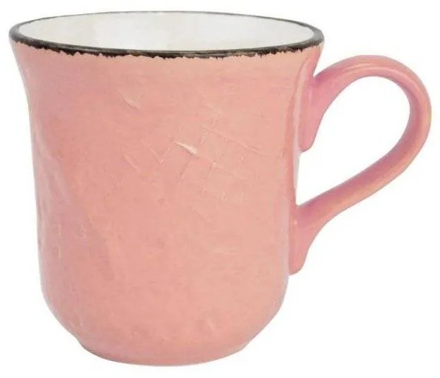 Tazza Mug 53 Cl in Ceramica - Set 4 pz - Colore Rosa Cipria - Preta