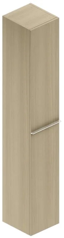 Colonna per mobile bagno Linea 1 anta P 30 x L 30 x H 180 cm rovere natura truciolare