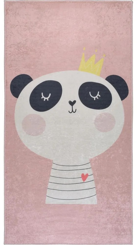 Tappeto per bambini rosa chiaro lavabile 160x230 cm Royalty Mascot – Vitaus