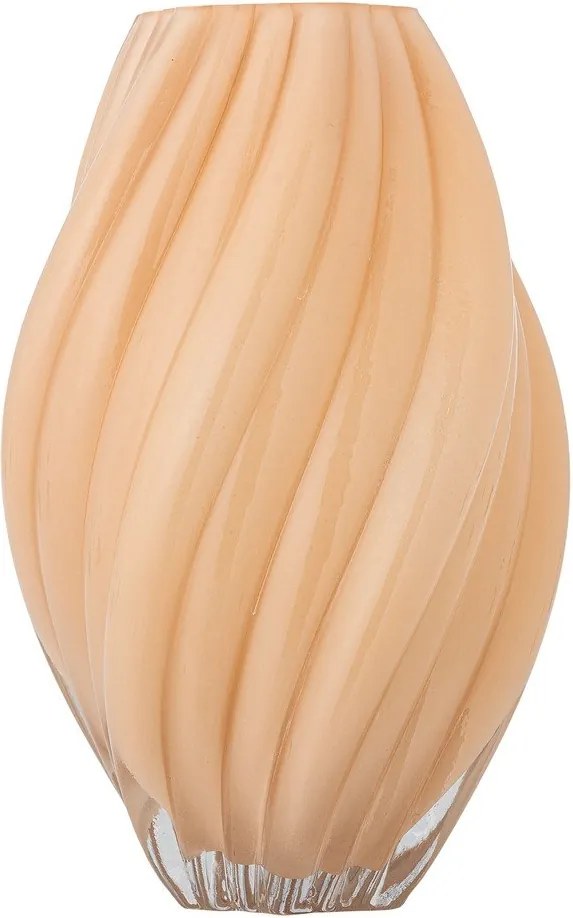 Vaso arancione in vetro (altezza totale 30 cm) Kanji – Bloomingville