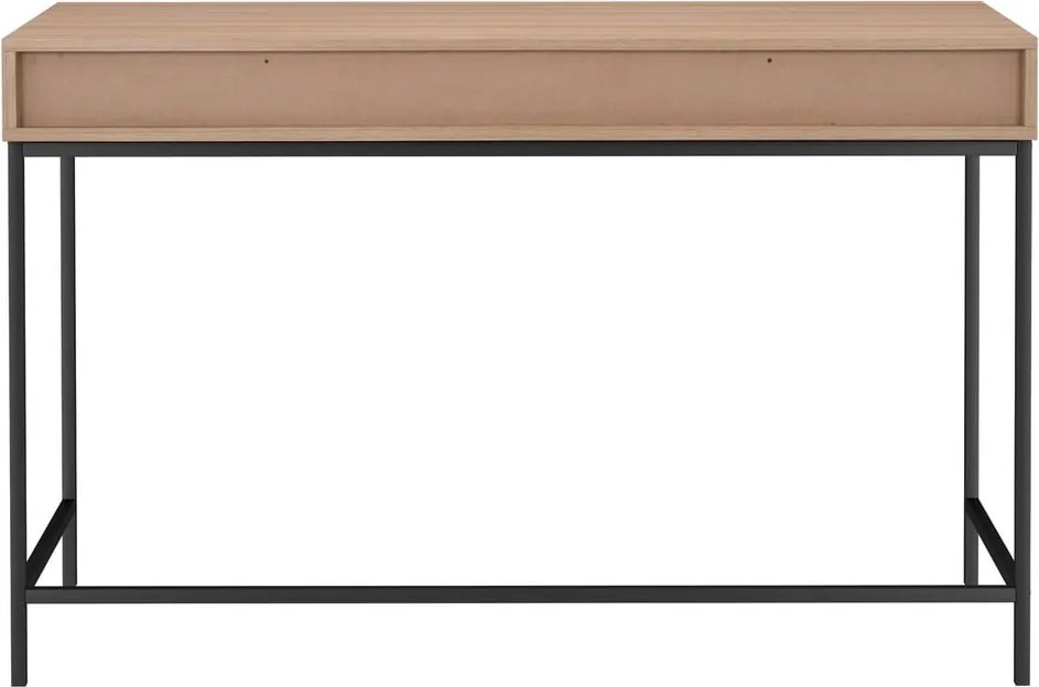 Scrivania con piano effetto rovere 50x120 cm Celine - Støraa