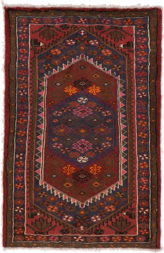 Hamedan Tappeto 120 x 80 (Iran) Annodato A Mano