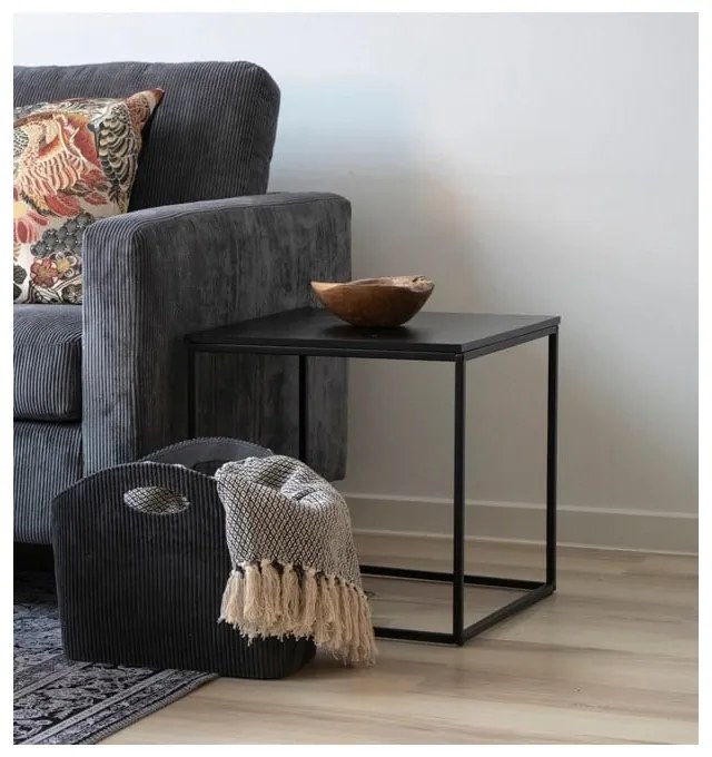 Tavolino nero , 45 x 45 cm Vita - House Nordic