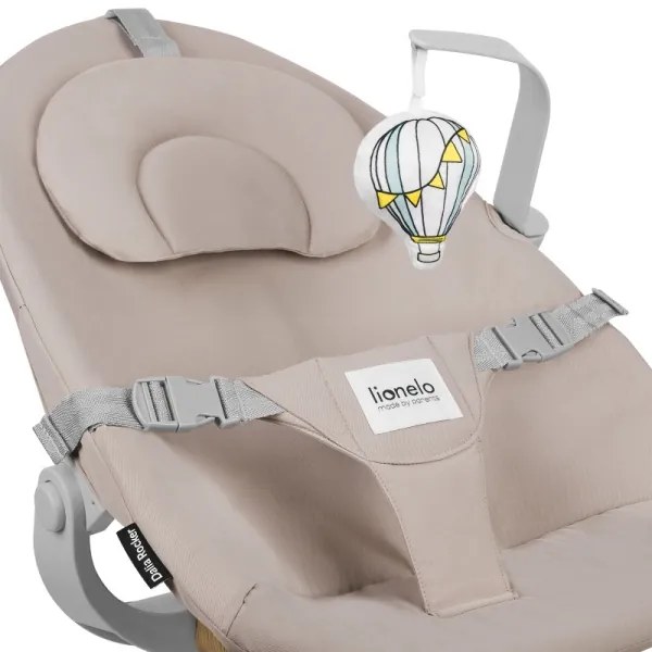 Lionelo - Dondolo per bambini DALIA ROCKER Beige Sabbia
