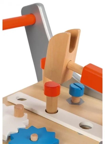 Janod - Passeggino in legno con attrezzi BRICOKIDS