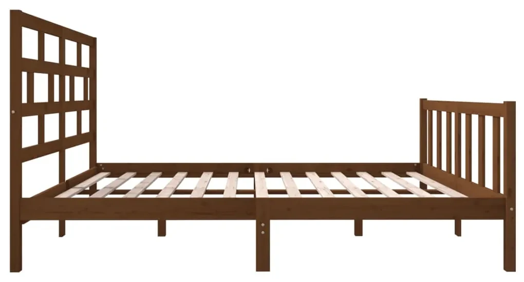Giroletto marrone miele in legno massello di pino 140x200 cm