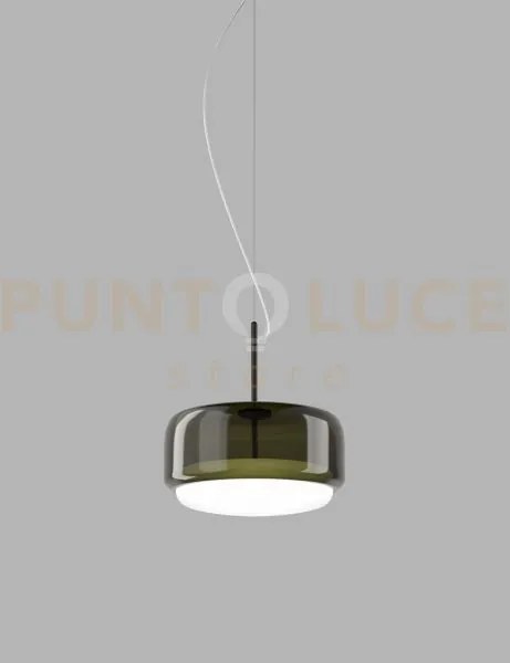 Jube sospensione g verde antico bianco nero opaco 2 l2202  1 led 13...