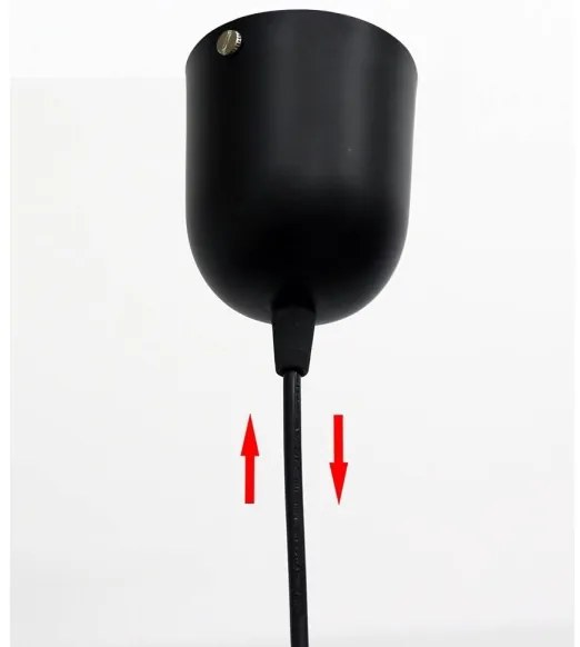 Lampadario su corda FELIS 1xE27/60W/230V