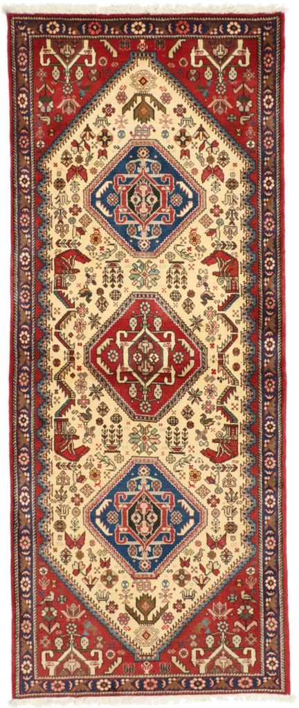 Gashghai Tappeto persiano 90x210 (Iran) Annodato A Mano