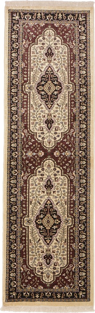 Agra Tappeto 190 x 60 (Indian) Annodato A Mano