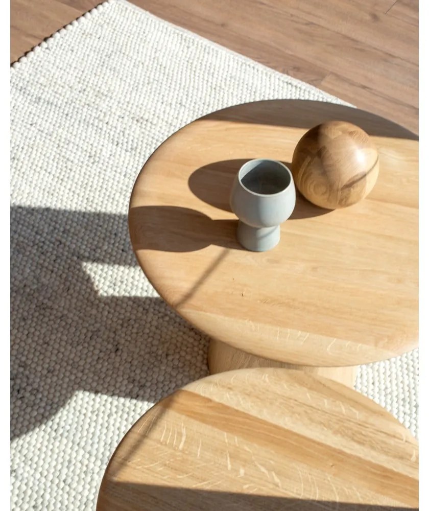 Tavolo rotondo in rovere ø 40 cm Mushroom - Gazzda