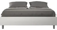 Letto Matrimoniale Sommier 160x200 cm Senza Rete Azelia Bianco