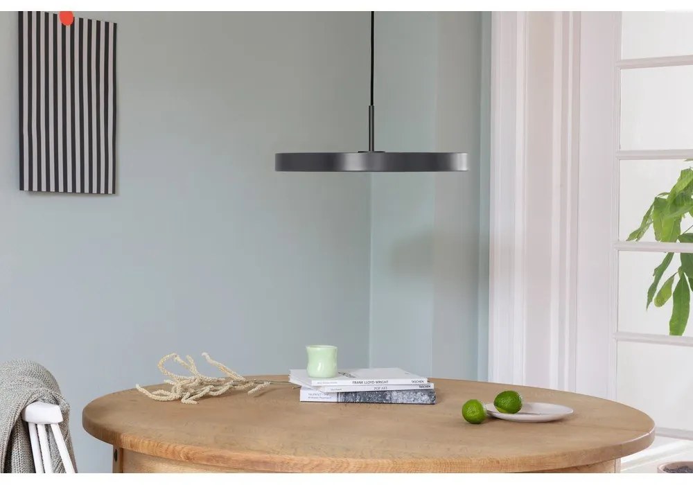 Antracite Apparecchio a sospensione LED con paralume in metallo ø 43 cm Asteria Medium - UMAGE