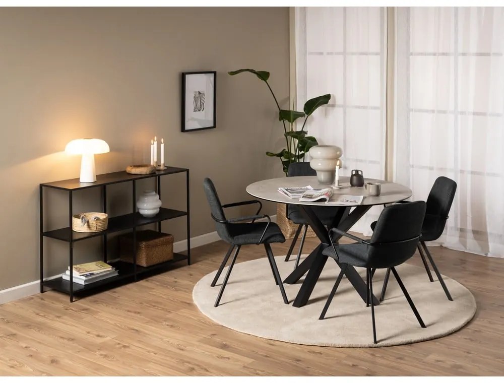 Sedie da pranzo grigio scuro in set di 2 Selina - Actona