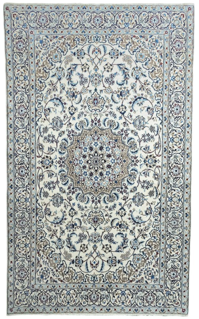 Nain Tappeto persiano 250x150 Beige (Iran) Annodato A Mano