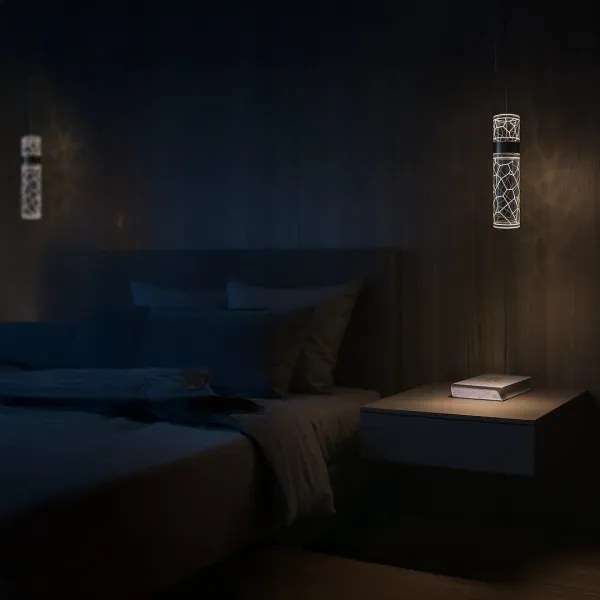 Lampadario LED su cavo LAGOS LED/8W/230V oro