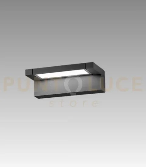 Applique in alluminio antracite opaco display doppia emissione led ...